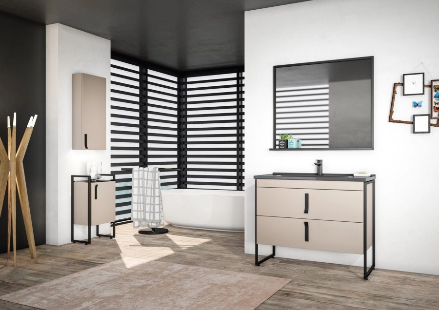 Зеркало Orka Silver MODENA 80 black