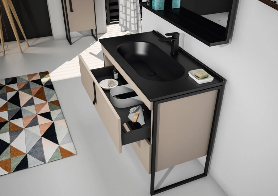 Lavoar cu dulap ORKA Modena 100 White — 3