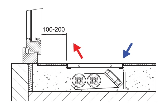 Ventiloconvector de pardoseala ingropat ISAN ACTIV FLB20-12 2000 — 3