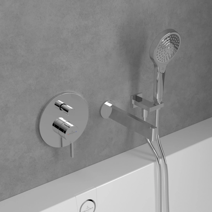 Baterie duș încastrată 2 cai Villeroy&Boch Dawn Chrome — 2