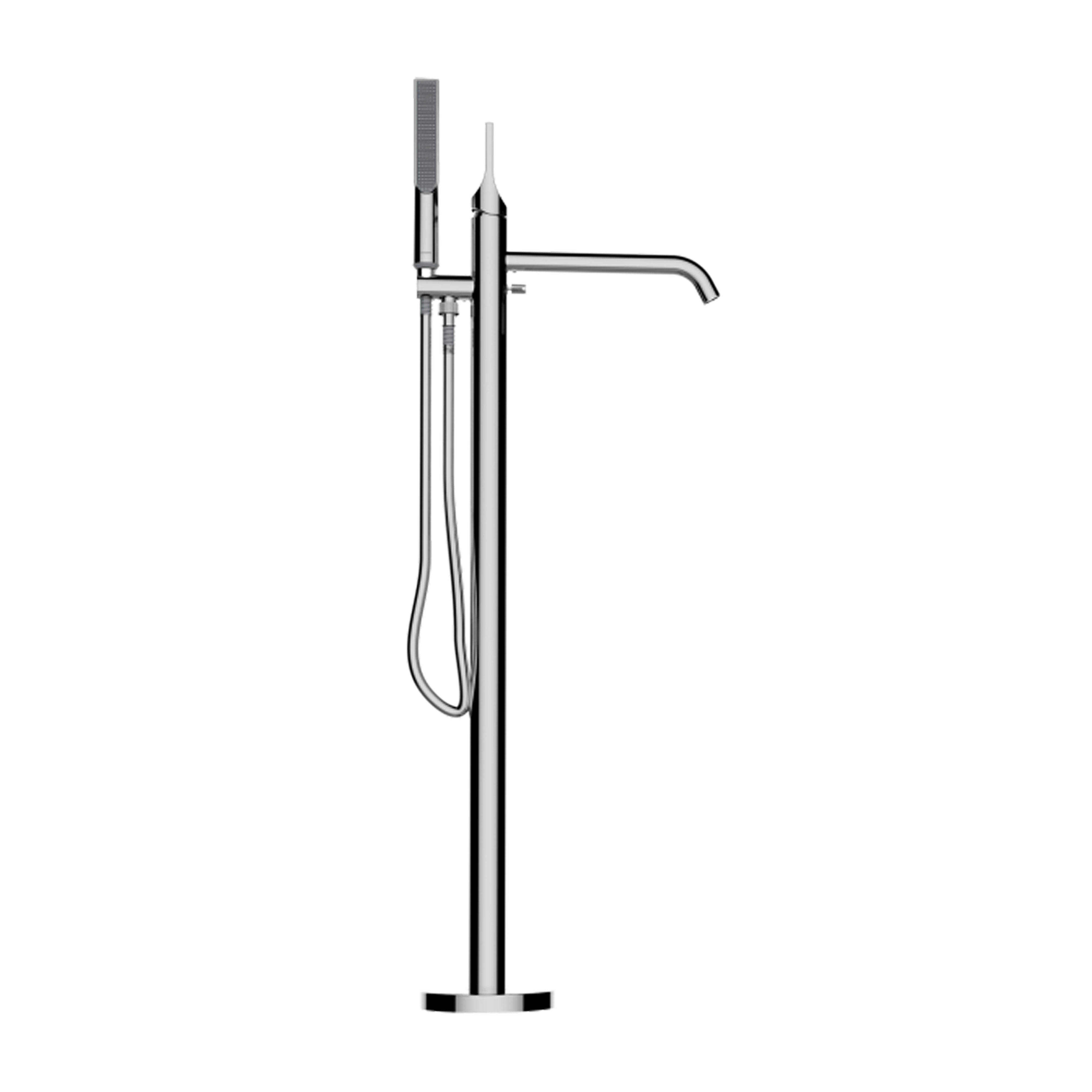 Baterie freestanding îngropată pentru cada (+ set instalare) Bossini Apice — vedere 2