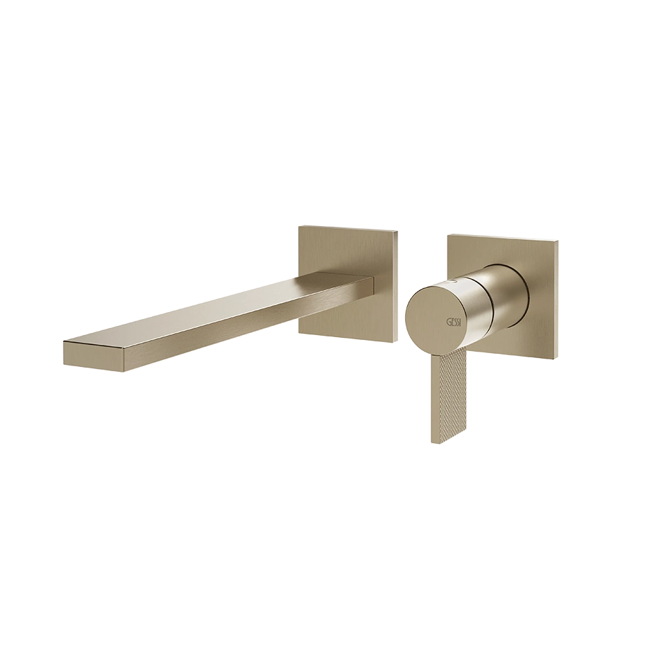 Baterie încastrată lavoar Gessi Inverso Diamantato Brushed Nickel