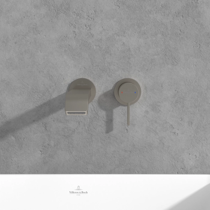 Смеситель встраиваемый для раковины Villeroy&Boch Dawn Brushed Nickel — 3
