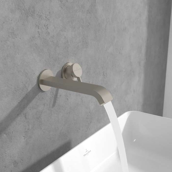 Смеситель встраиваемый для раковины Villeroy&Boch Dawn Brushed Nickel — 6