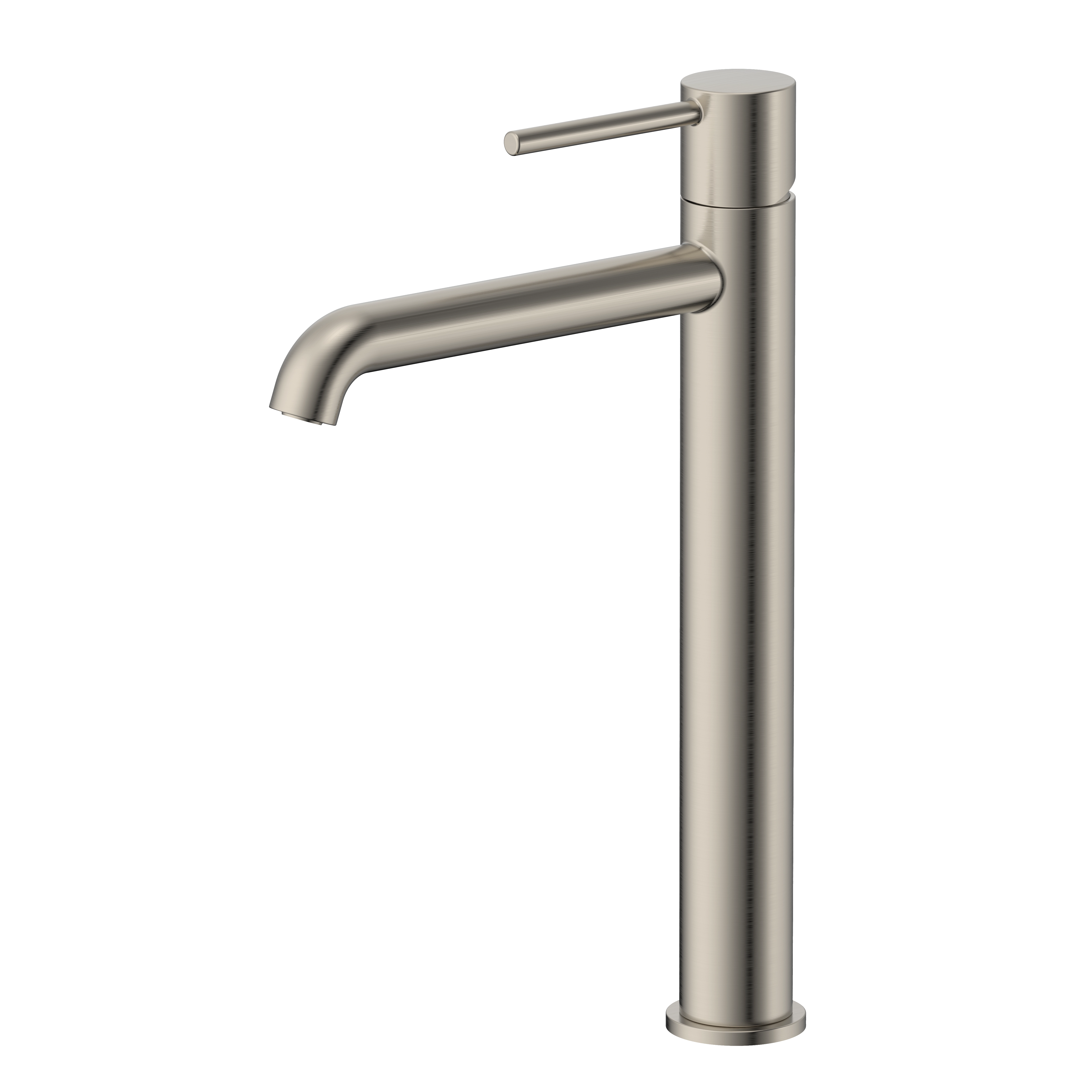 Смеситель для раковины высокий ENZZI Brushed Nickel