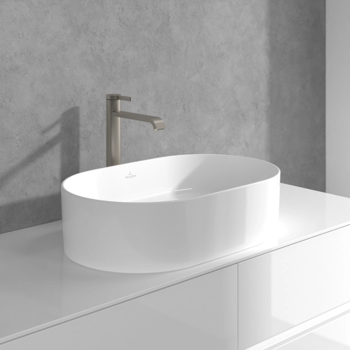 Baterie lavoar înalt Villeroy&Boch Dawn Brushed Nickel — 4