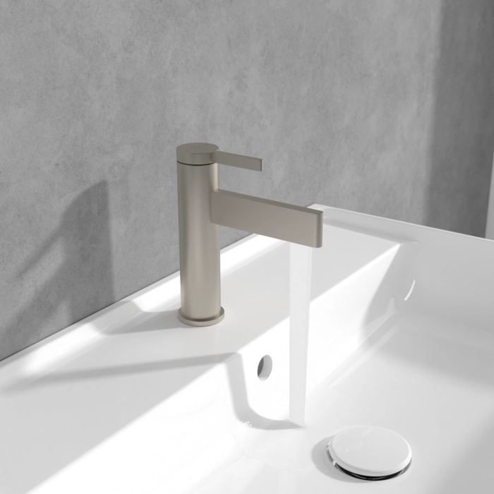 Baterie lavoar Villeroy&Boch Dawn (Pipa dreaptă) Brushed Nickel — 4