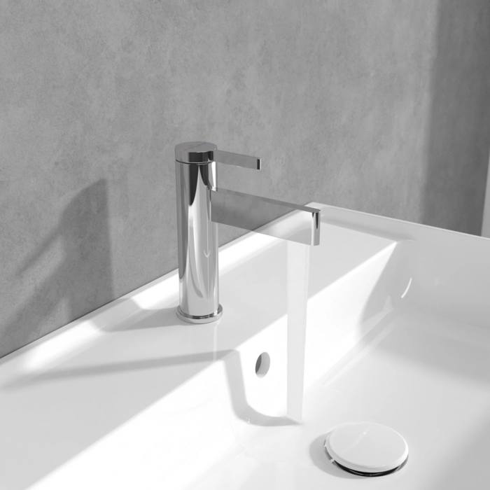 Смеситель для умывальника Villeroy&Boch Dawn (Прямой гусак) Chrome — вид 4