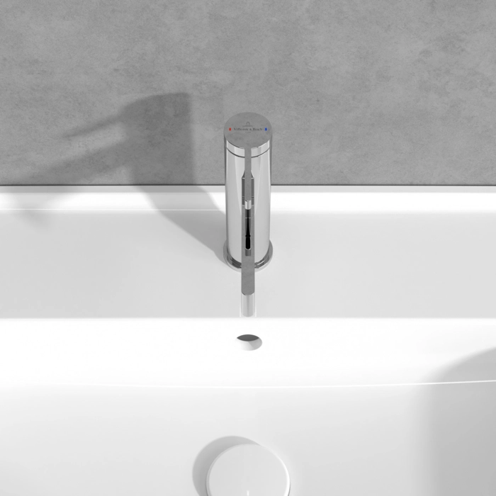 Смеситель для умывальника Villeroy&Boch Dawn (Прямой гусак) Chrome — вид 2