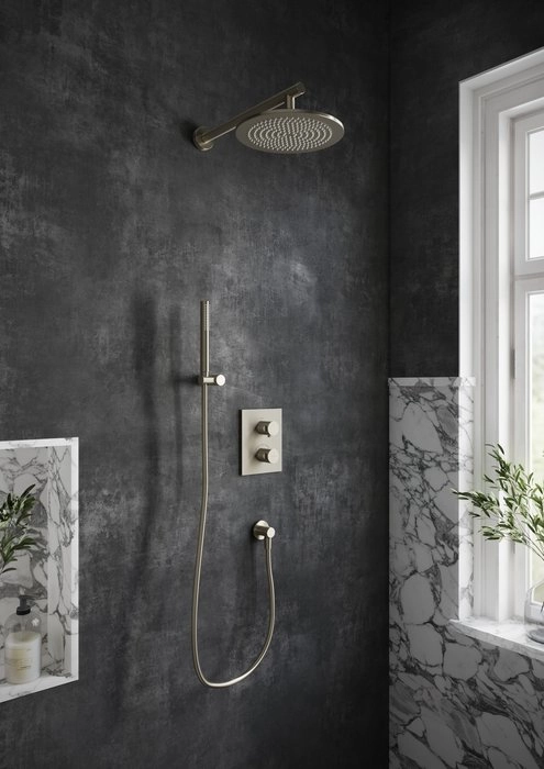 Braț de duș de perete Villoroy&Boch Brushed Nickel 40.8 cm — 2