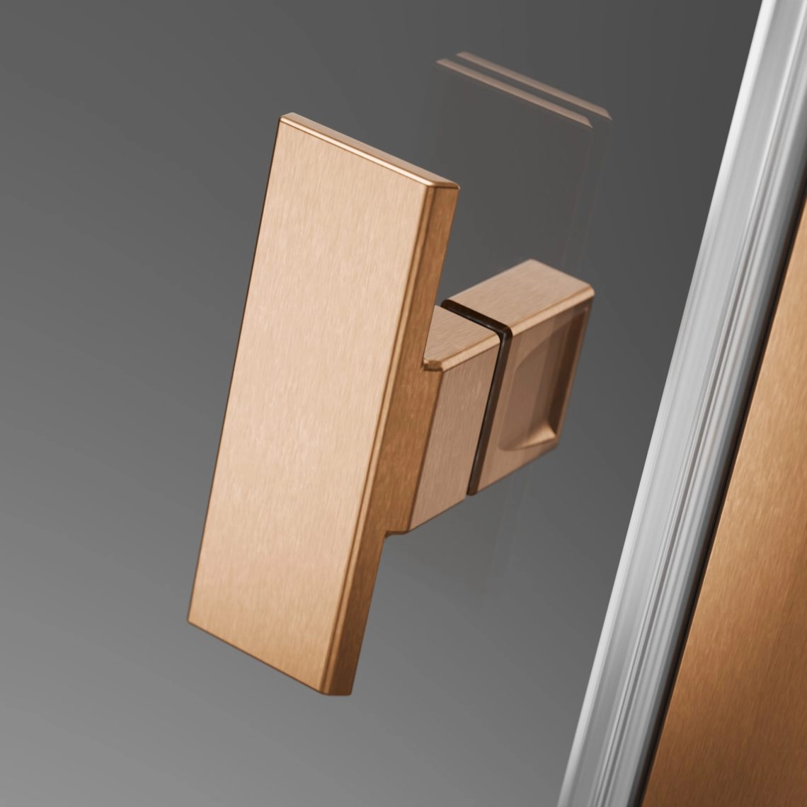 Душевая кабина Radaway Nes Brushed Copper KDJ I 100x100 h=200 — вид 3