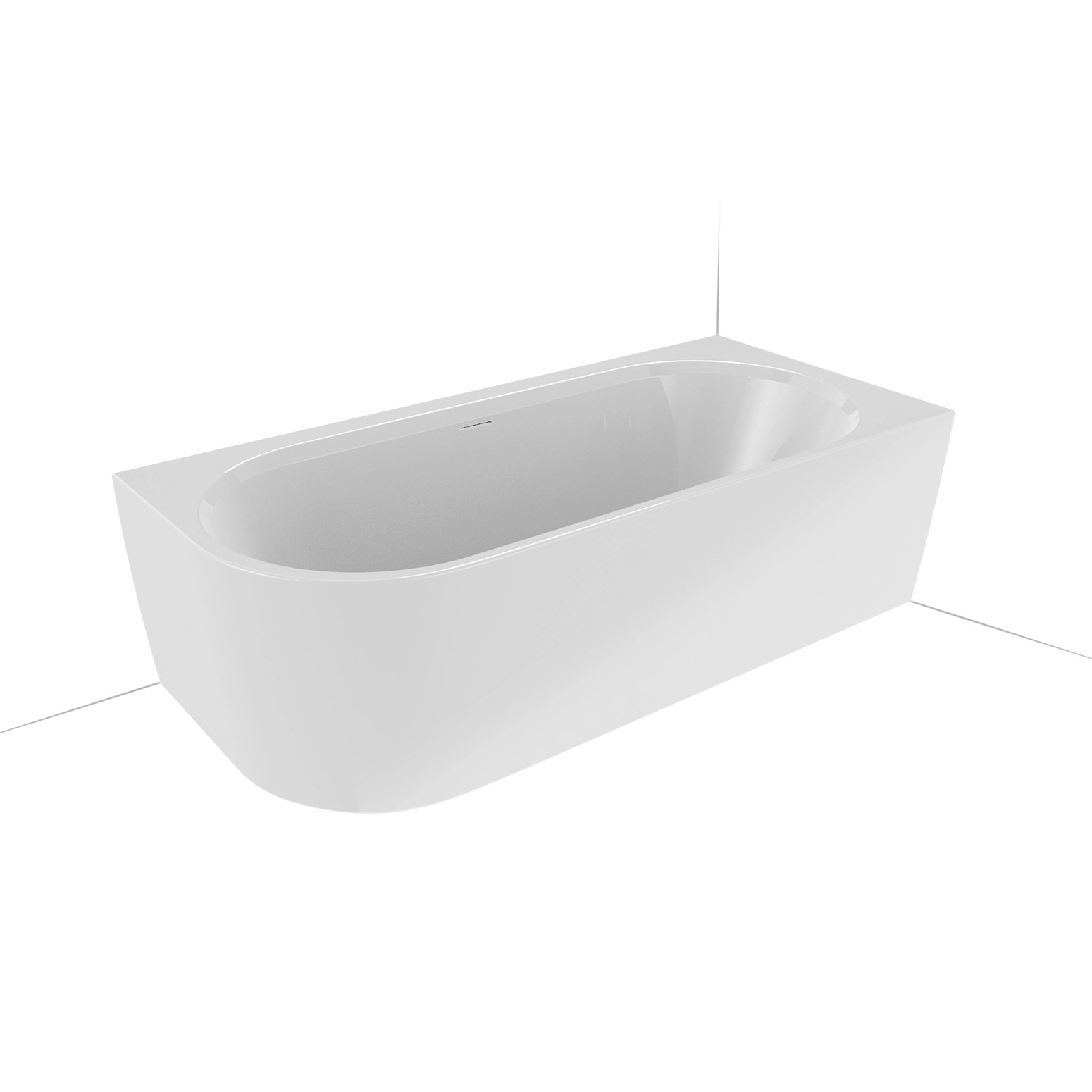 Ванна пристенная угловая Riho Desire L 184x84 cm — вид 4