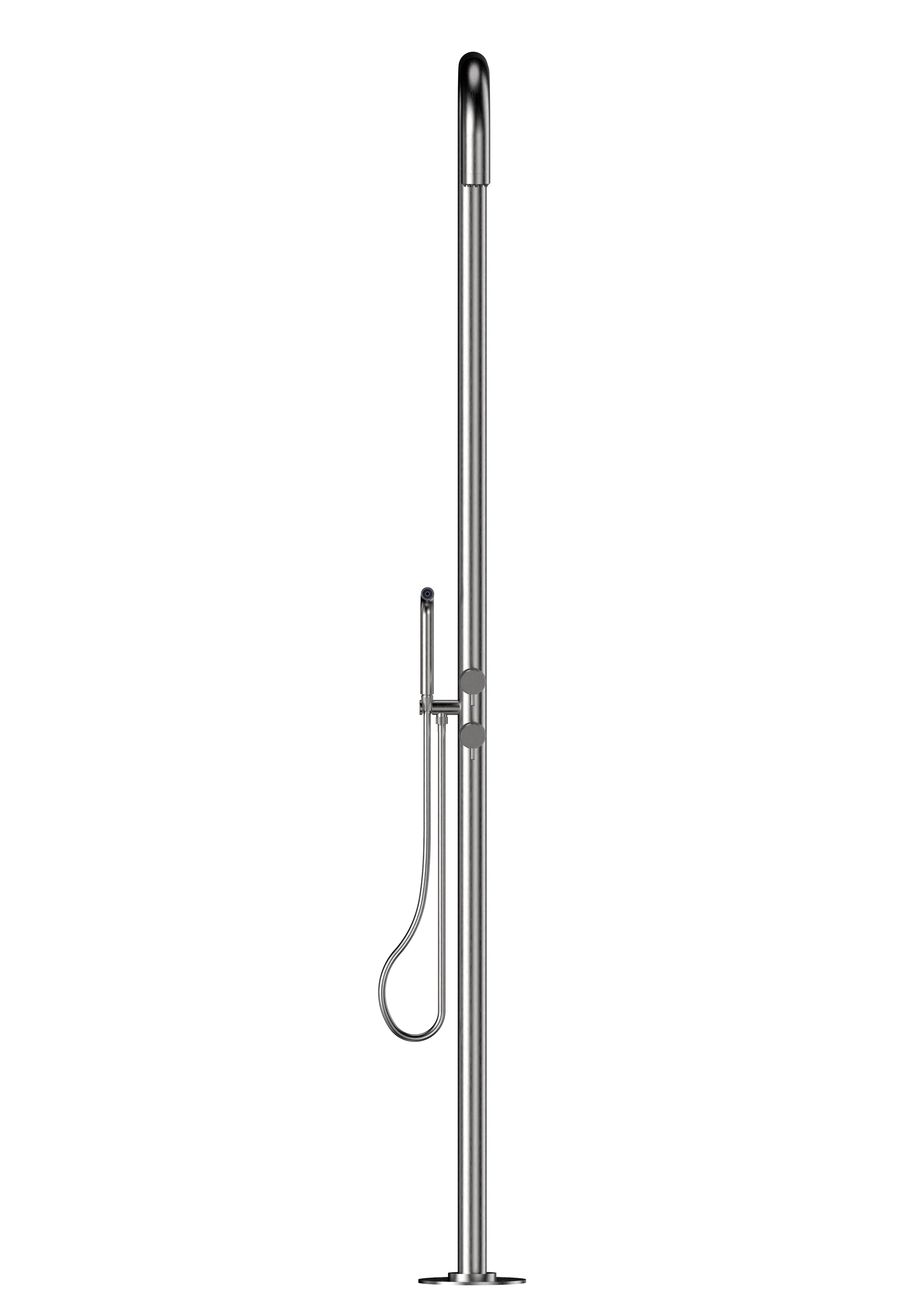 Coloana dus pentru exterior Bossini NOBU Inox AISI 316L — 5