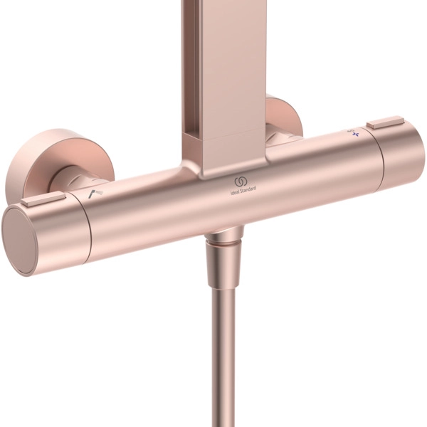 Coloana duș termostatată patrată Ideal Standard ALU+ Square Rose — 4