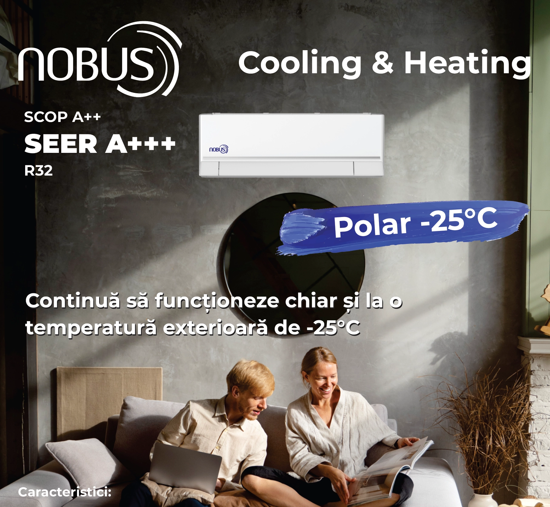 Conditioner Inverter NOBUS Polar Wi-Fi 18000 BTU — vedere 2
