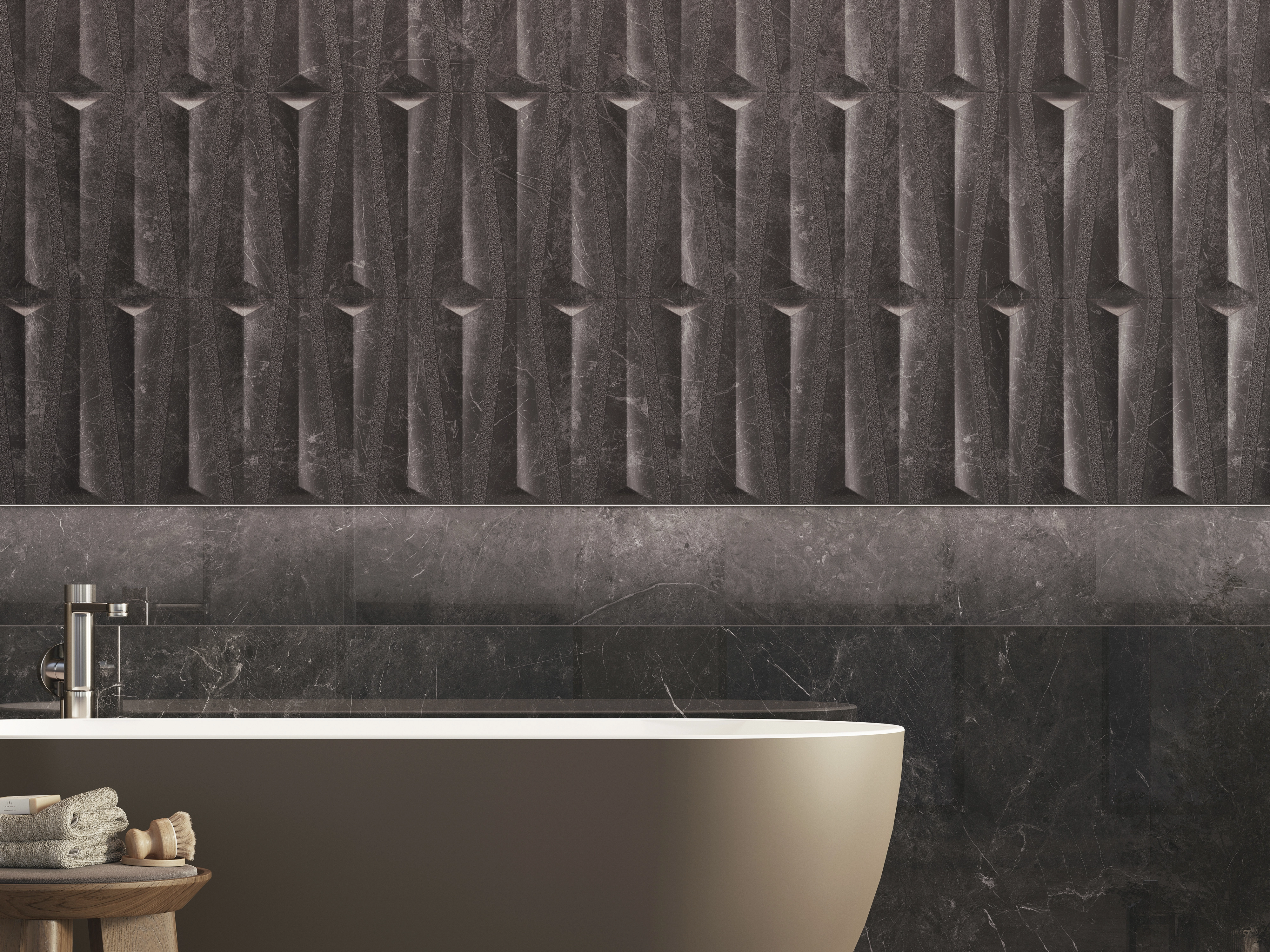 DECO NERO VELLUTO 59,6X150CM — 4