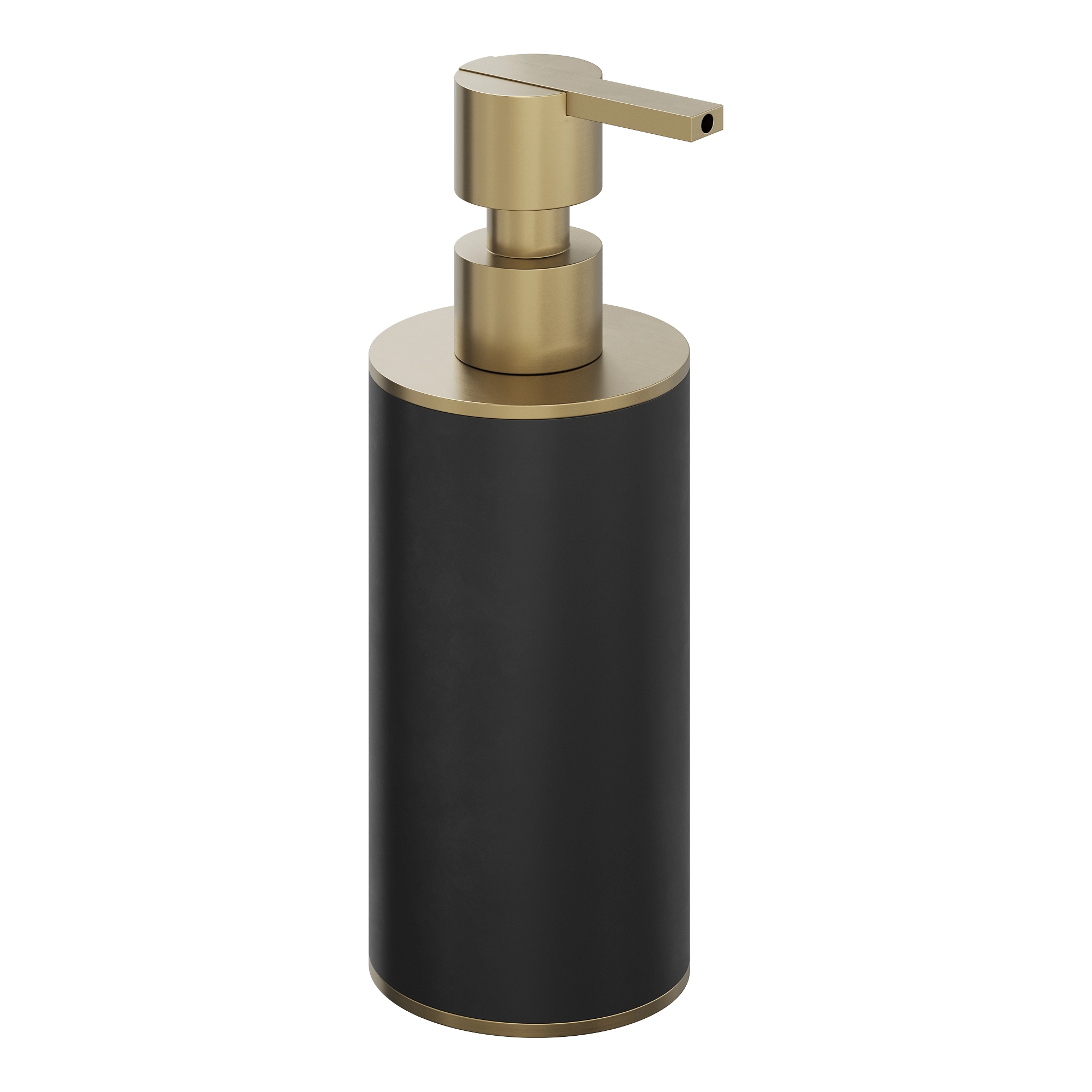 Dozator pe blat BERTOCCI Officina 3.16 Black+Brass Gold PVD