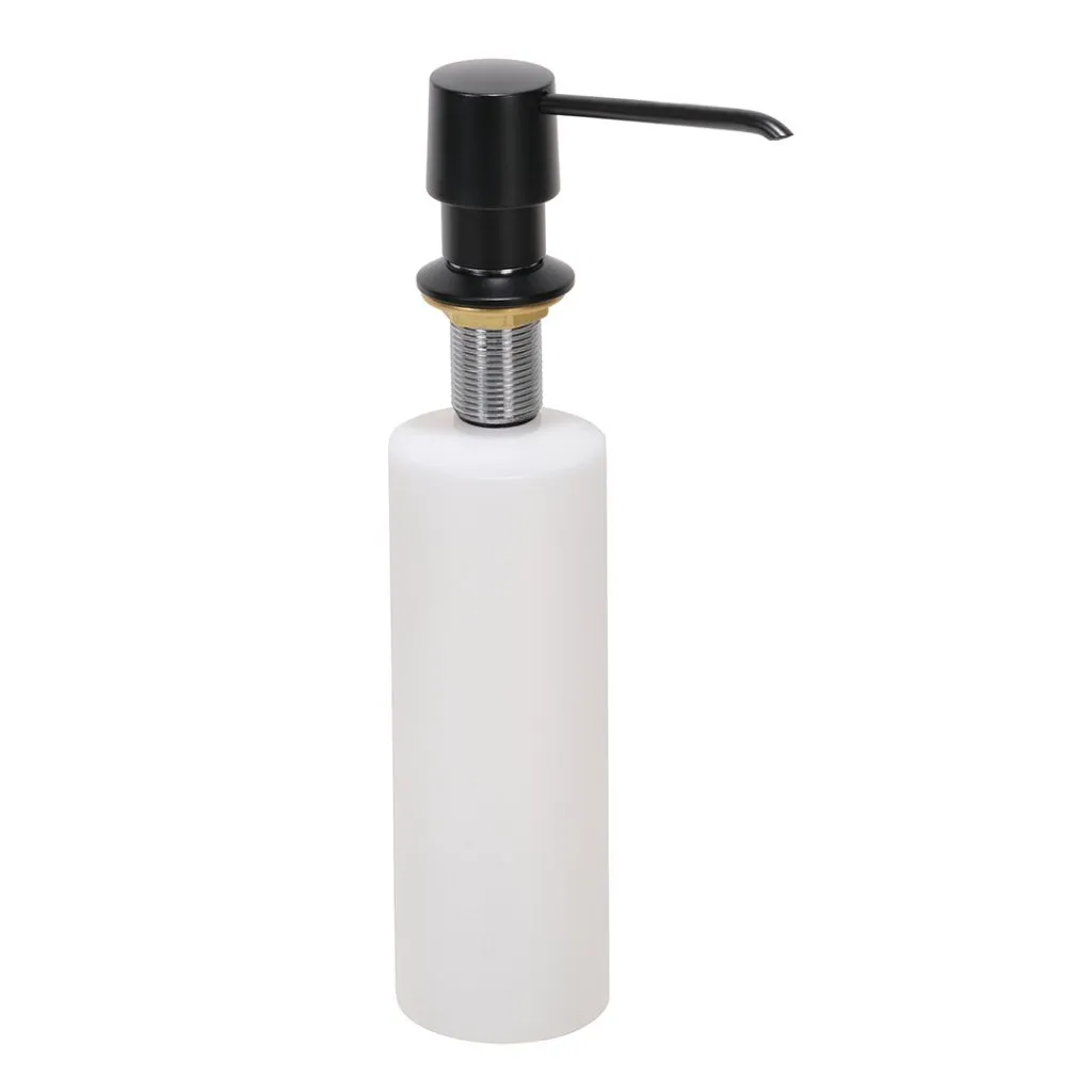 Дозатор для жидкого мыла встраиваемый 300 ml Bemeta Black 136109010