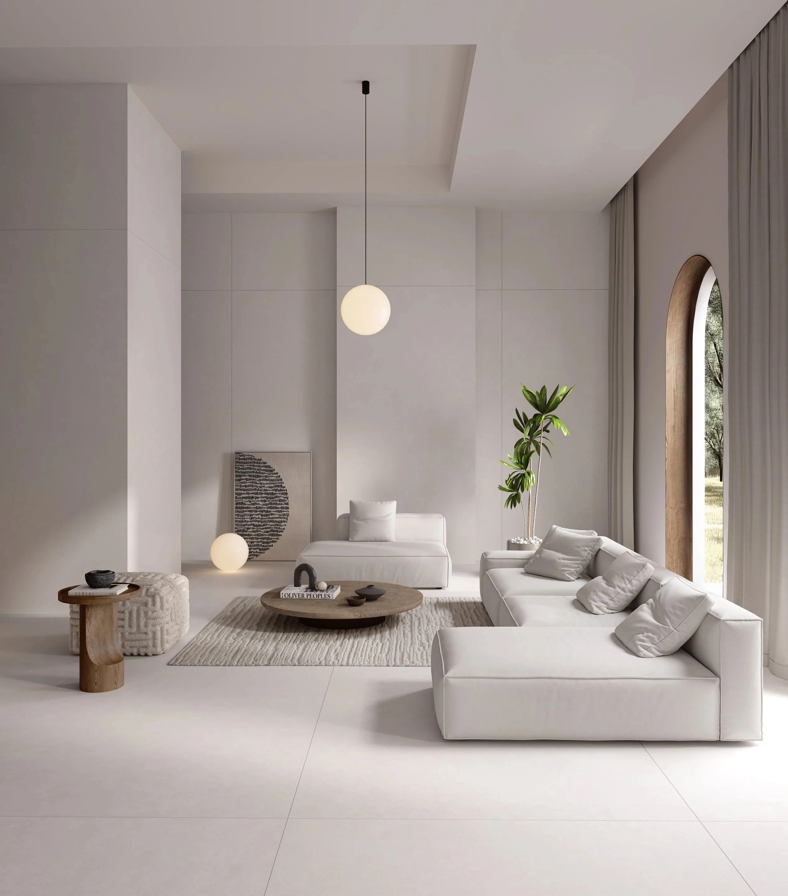 Gresie INTONACO WHITE MAT  60x120 — vedere 4