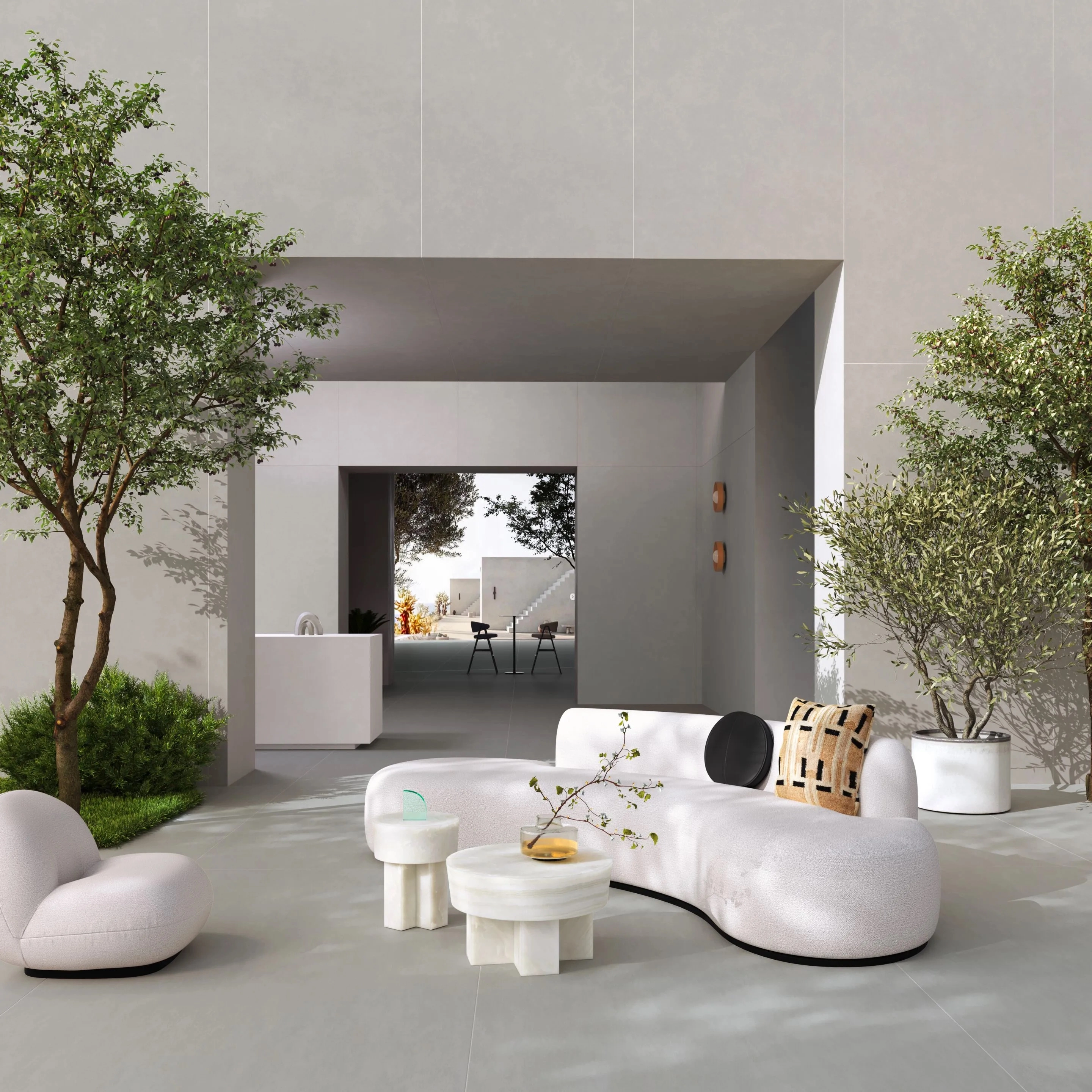 Плитка INTONACO WHITE Matte 120x120 — вид 6