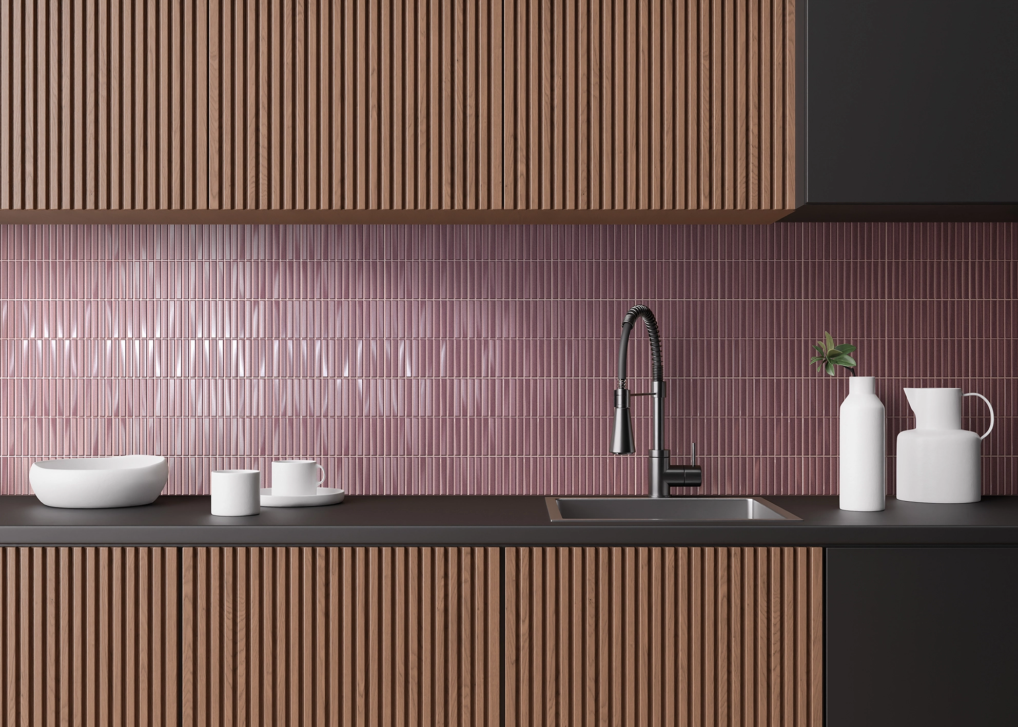 Melody Bordeaux 20x20 — 2