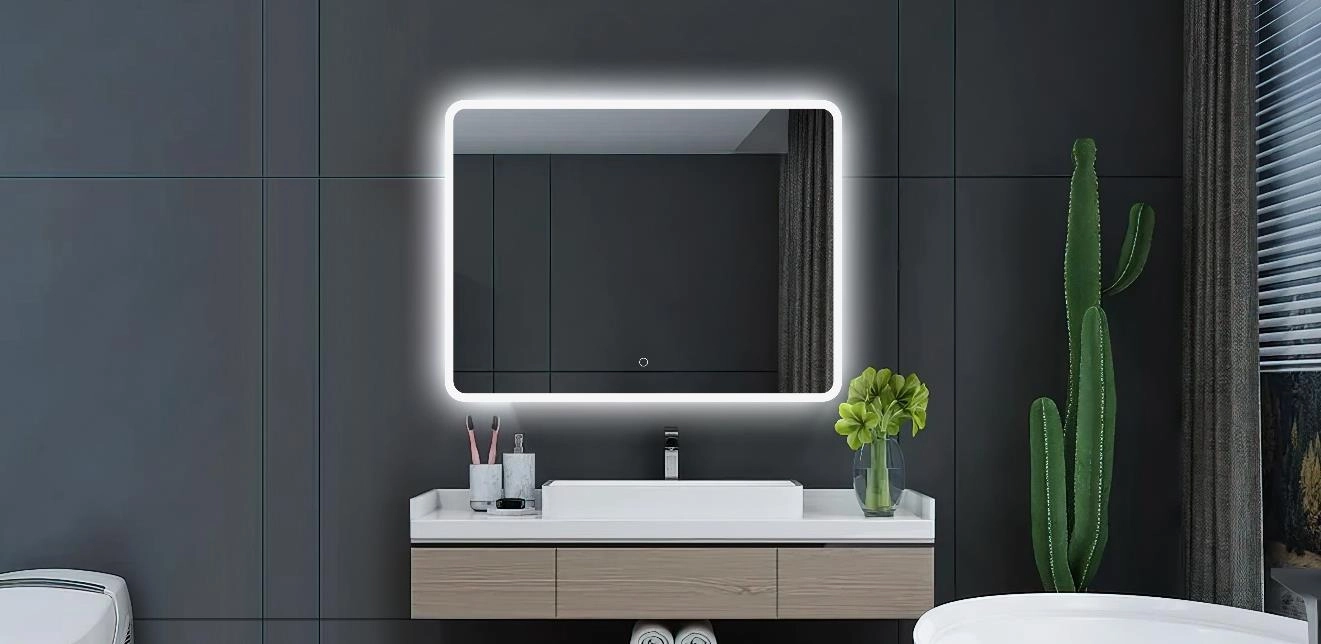 Зеркало с LED-подсветкой и функцией антизапотевания Stuttgart 1000*700 mm — вид 2