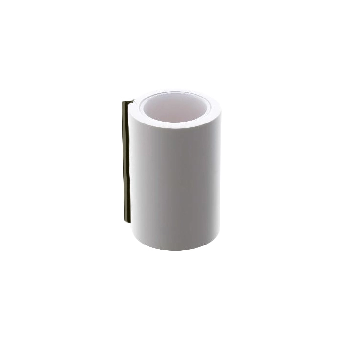 Pahar pe blat pentru periute BERTOCCI Easy White+Natural Nickel