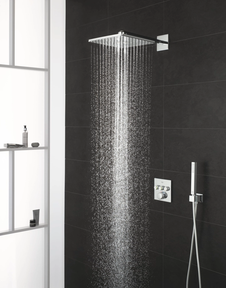 Верхний душ с кронштейном Grohe Rainshower SmartActive 310x310 Chrome — 9