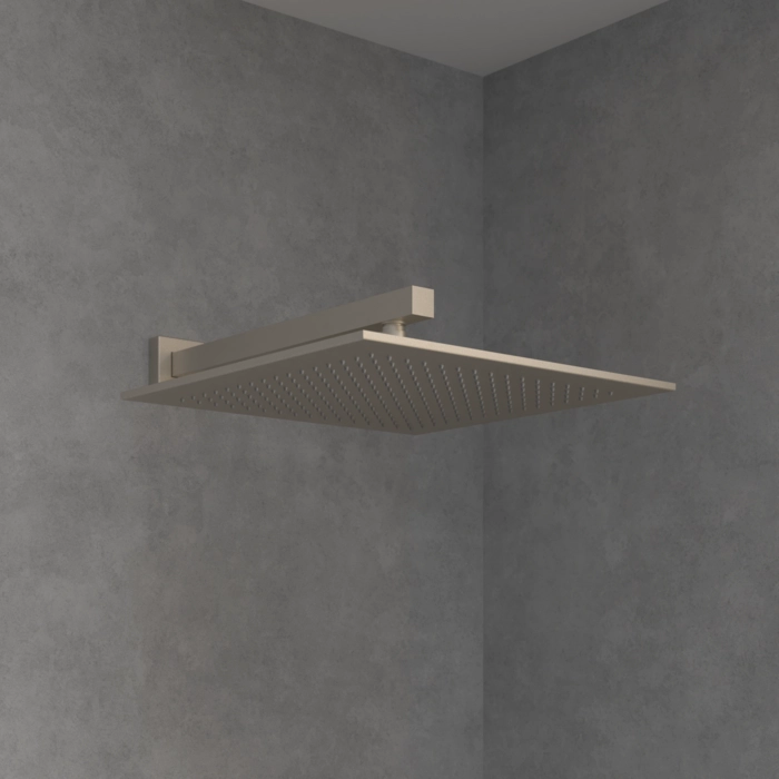 Pălărie duș Villeroy&Boch Square 350x350 Brushed Nickel — vedere 2
