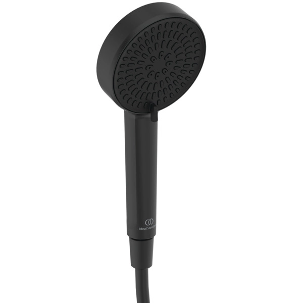 Para duș cu 2 pulverizări Ideal Standard IdealRain ALU+ D100 Silk Black