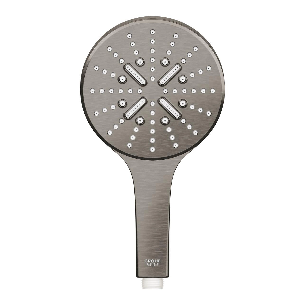 Para duș cu 3 pulverizări Grohe Rainshower SmartActive Brushed Hard Graphite — 3