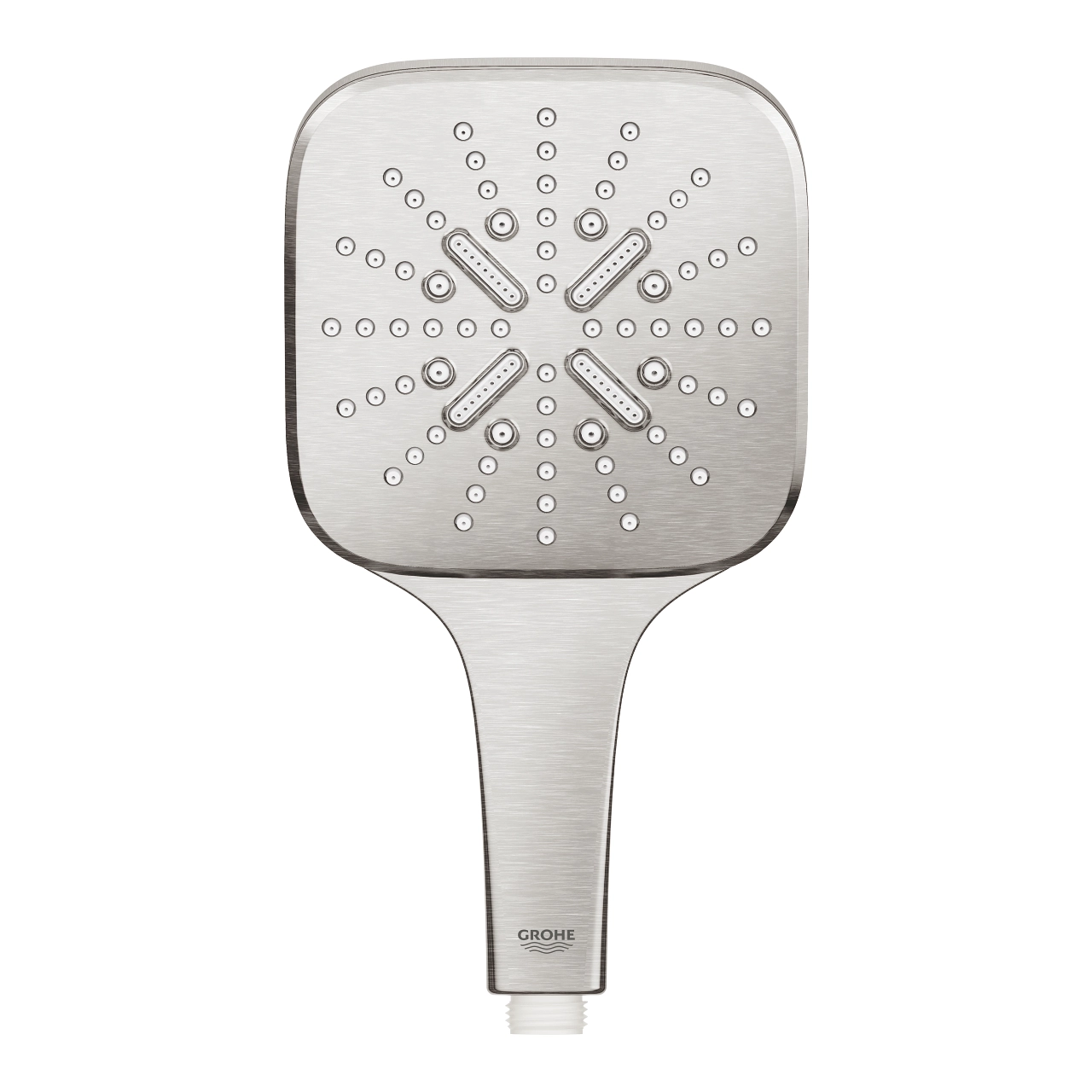 Душевая лейка с 3 режимами Grohe Rainshower SmartActive Cube 130x130 Supersteel — 3