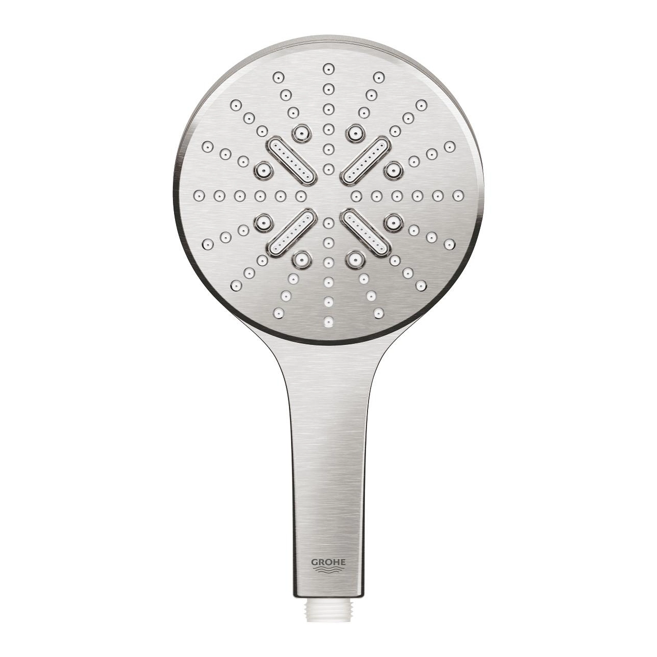 Душевая лейка с 3 режимами Grohe Rainshower SmartActive Supersteel — вид 3
