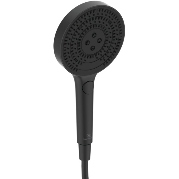 Para duș cu 3 pulverizări Ideal Standard IdealRain Solos D130 Silk Black