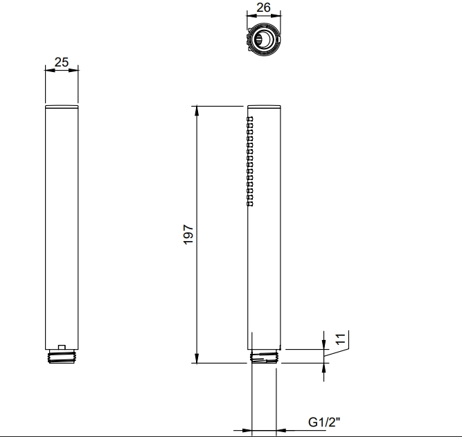 Para duș stick Villeroy&Boch Verve Round Chrome — 2
