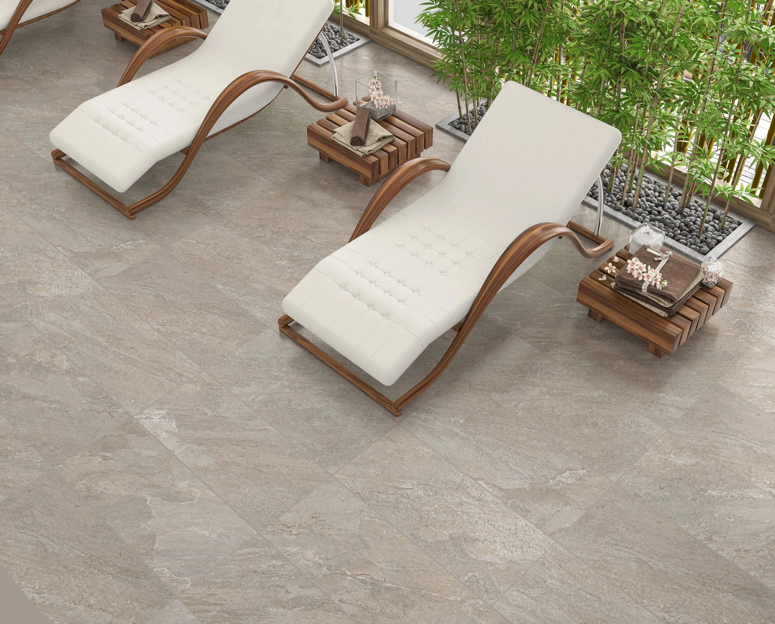 QUARTZ STONE TAUPE MAT 60x120 — 2