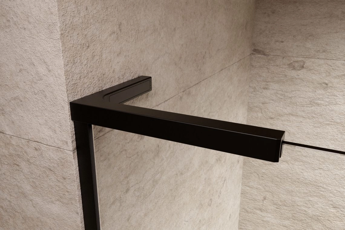 Sticla de duș Radaway Walk-In Modo SL Black II 90x200 Stânga — 2