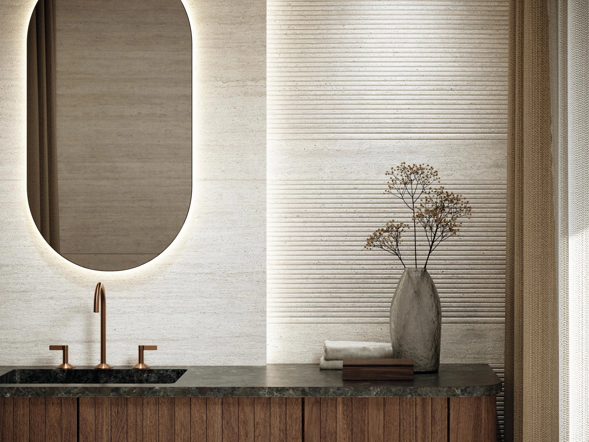 STRIPE TARANTO MARFIL 59,6x150CM — 2